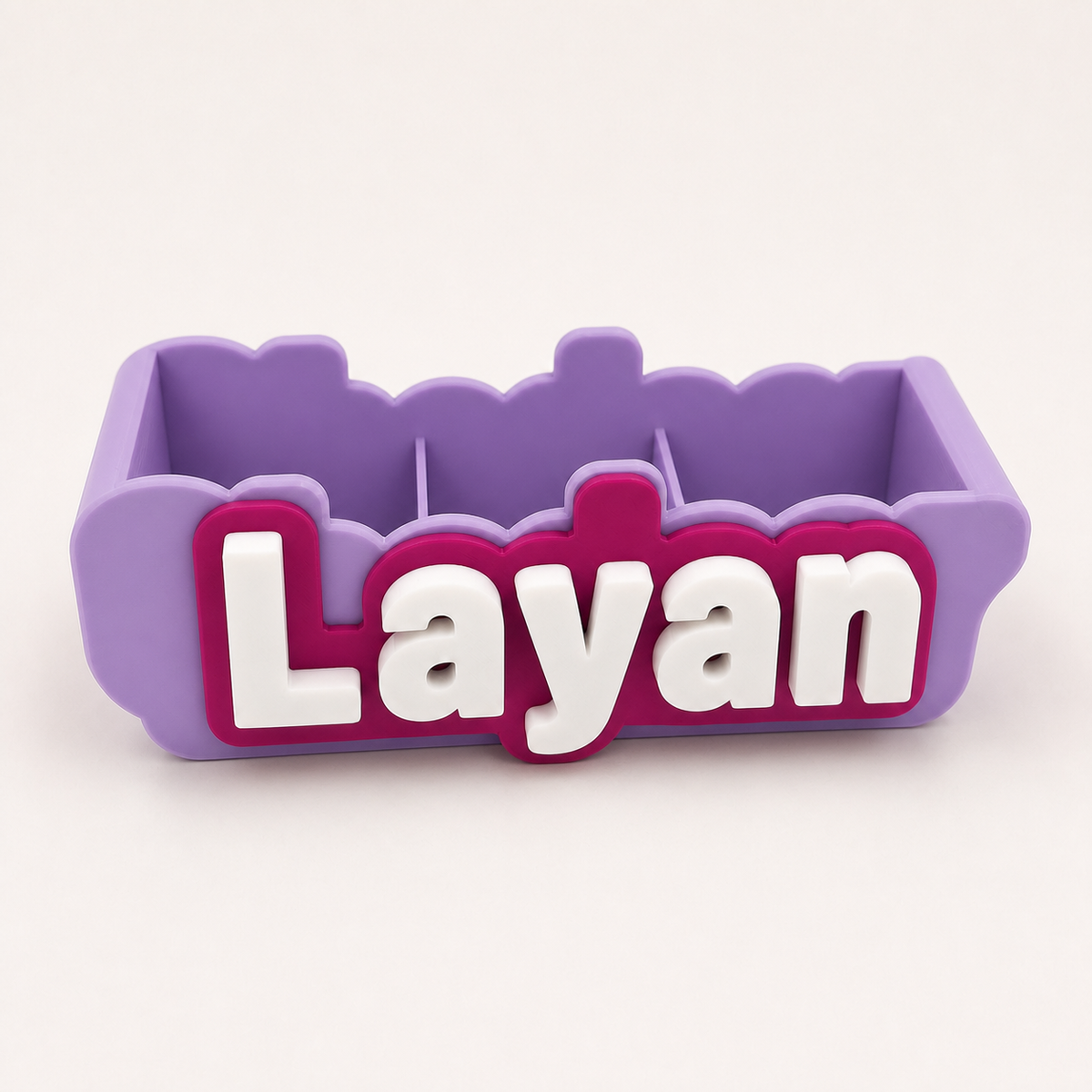 Name 3D Printed Desk Organizer